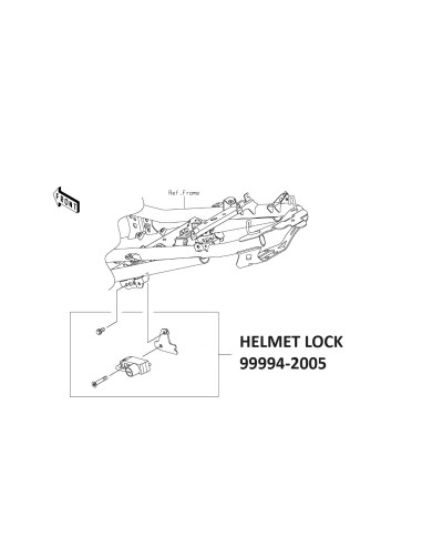 Anti-vol casque (One-Key system) 999942005 
