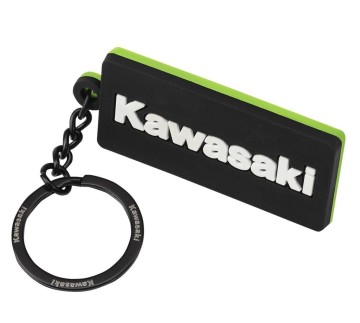 Porte cléfs Kawasaki noir/vert