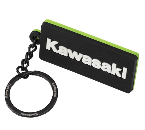 Porte cléfs Kawasaki noir/vert