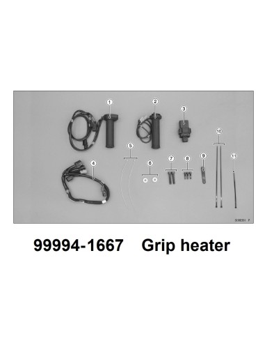 POIGNÉES CHAUFFANTE KAWASAKI