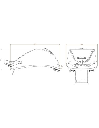 Sacoche de Réservoir avec Fenêtre Transparente Kawasaki - Gardez vos Objets Essentiels à Portée de Vue