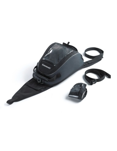 Sacoche de Réservoir avec Fenêtre Transparente Kawasaki - Gardez vos Objets Essentiels à Portée de Vue