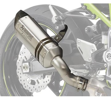 Échappement Akrapovic en Titane pour Kawasaki Z900 - Légèreté et Performance Maximales