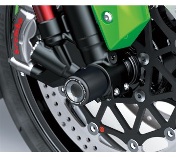 Protège-Axe de Roue Avant Kawasaki ZX-10R - Un Accessoire Robuste contre les Impacts Potentiels