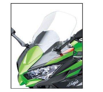 Bulle Large Touring pour NINJA 650 - Une Protection Aérodynamique pour des Voyages Confortables