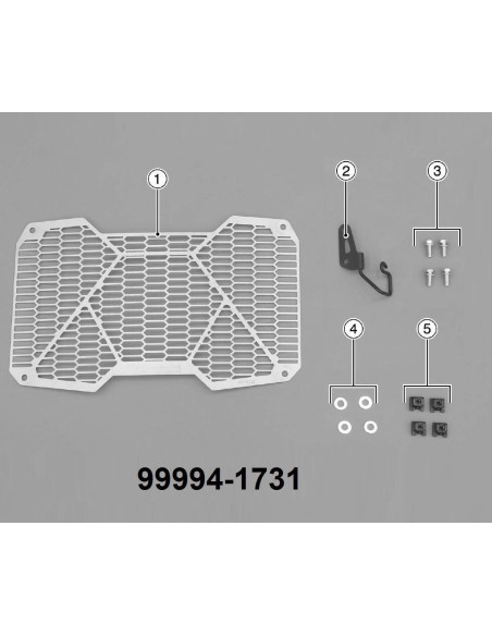 GRILLE DE PROTECTION RADIATEUR KAWASAKI Z/NINJA 650