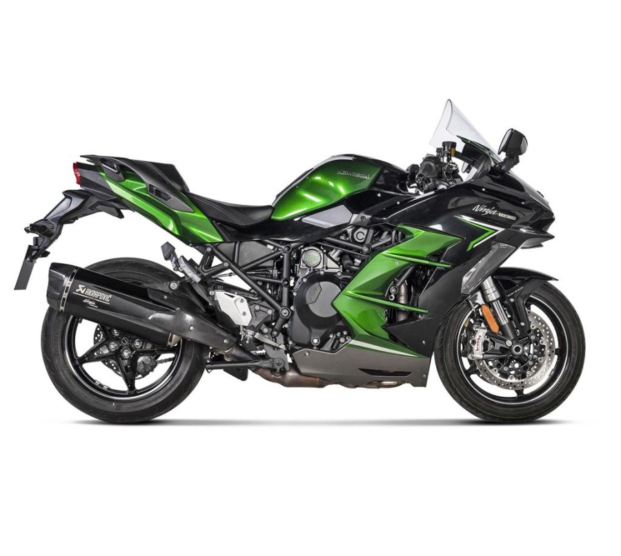 ÉCHAPPEMENT AKRAPOVIC TITANE NOIR NINJA H2 SX