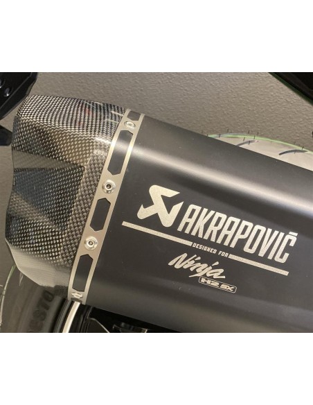 ÉCHAPPEMENT AKRAPOVIC TITANE NOIR NINJA H2 SX