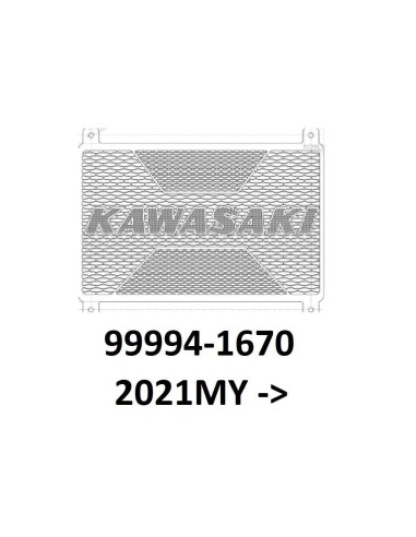 GRILLE DE RADIATEUR VINTAGE KAWASAKI Z900 RS