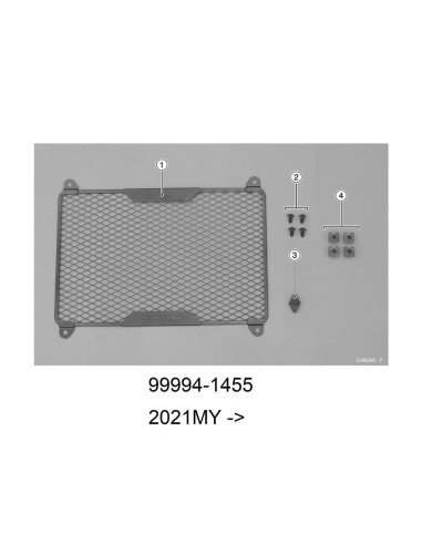 GRILLE DE RADIATEUR NOIRE KAWASAKI Z900 RS