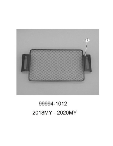 GRILLE DE RADIATEUR NOIRE KAWASAKI Z900 RS