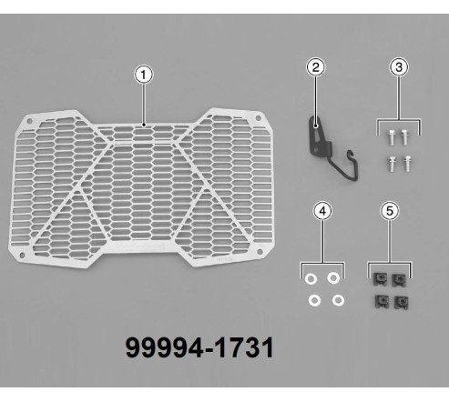 GRILLE DE PROTECTION RADIATEUR KAWASAKI Z650 RS