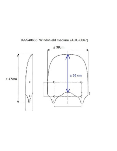 Pare-Brise Moyen Montage Rapide pour Vulcan S Une Solution Rapide pour Plus de Confort