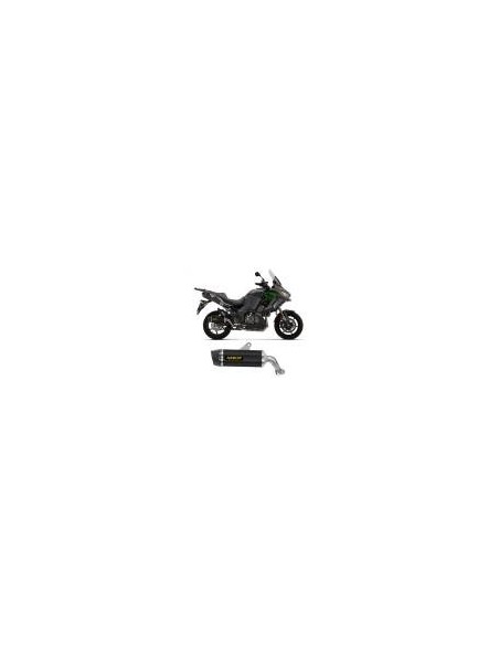 SILENCIEUX RACE-TECH ALU DARK EMBOUT CARBONE VERSYS 1000