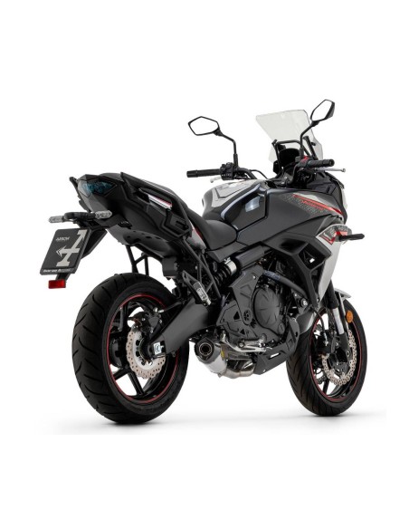 SILENCIEUX X-KONE NICHROM EMBOUT CARBONE VERSYS 650
