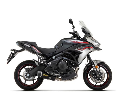 SILENCIEUX ARROW RACE-TECH ALU DARK EMBOUT CARBONE VERSYS 650